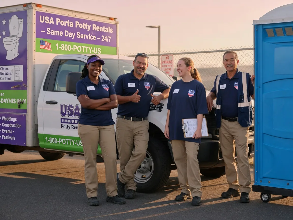 Porta Potty Rental company in Knickerbocker, TX